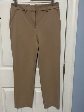 Simply Vera Wang Tailored Straight-Leg Pants in Taupe, 8 Short/Petite